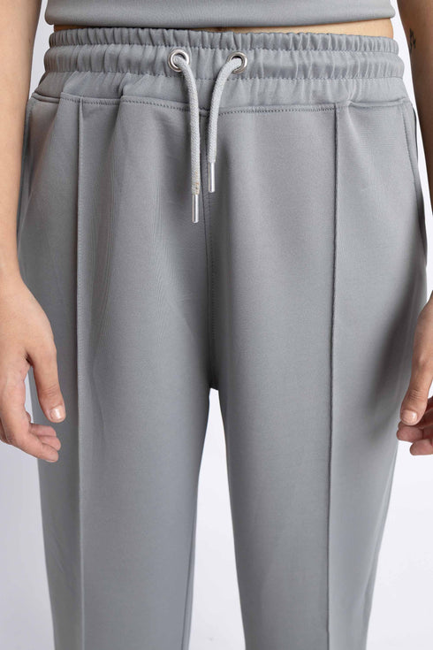 The Grey Straight Fit Pants